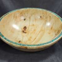 David-Waldrep-Bowl-Box-Elder-with-Turquoise-Inlay