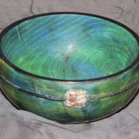 Bob-Stauch-Bowl-Dyed-Pecan-with-Jasper-and-Leather-Band