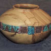 Bob-Stauch-Hollow-Form-Sycamore-with-Handwoven-Band-and-Turquoise