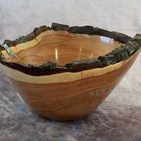 Joe-Chaney_natural-edge-bowl_Alligator-juniper_turquoise-inlay